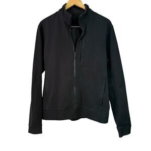 Lululemon Sojourn Jacket Black Full Zip Large Men's Long Sleeve